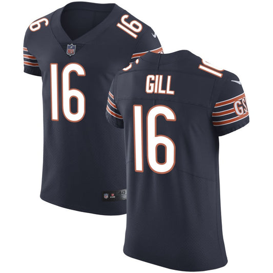 Trenton Gill Chicago Bears Nike Vapor Untouchable Elite Jersey - Navy