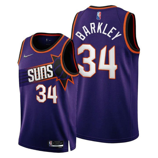 Men's Phoenix Suns Charles Barkley Icon Edition Jersey - Purple