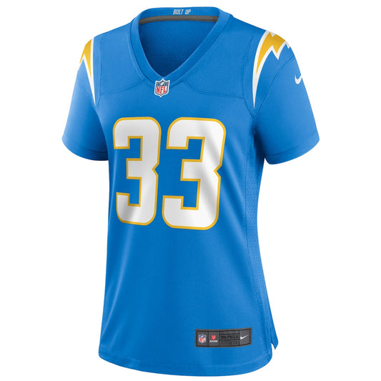 Women's Derwin James Nike Chargers Game Jersey - Light Blue