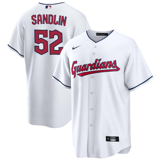 Nick Sandlin Cleveland Guardians Nike Replica Jersey - White