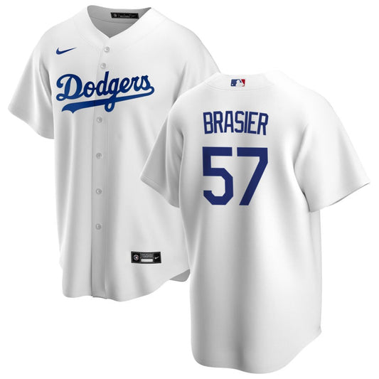 Ryan Brasier Los Angeles Dodgers Nike Youth Home Replica Jersey - White