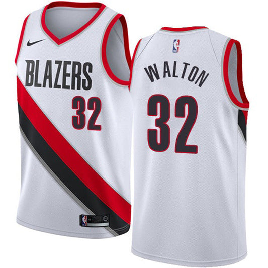 Men's Portland Trail Blazers Bill Walton Association Jersey - White