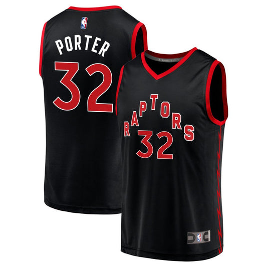 Otto Porter Toronto Raptors Fanatics Branded Youth Fast Break Replica Jersey Black - Statement Edition