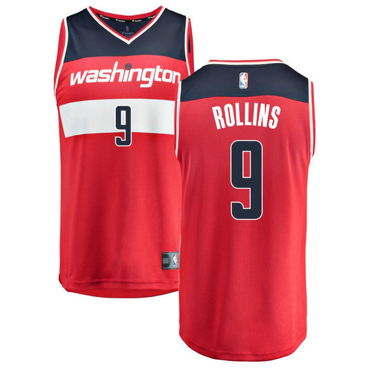 Ryan Rollins Washington Wizards Fanatics Branded Fast Break Replica Jersey Red - Icon Edition