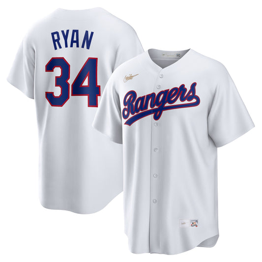 Nolan Ryan Texas Rangers Nike Home Cooperstown Collection Player Jersey - White