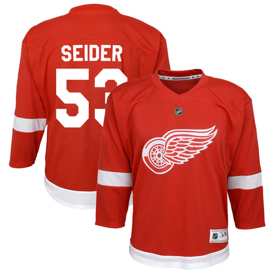 Moritz Seider Detroit Red Wings Youth Home Replica Jersey - Red