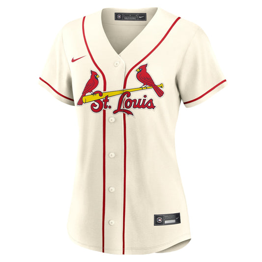 Women's  Nike Cardinals Home Replica Team Jersey - Off White