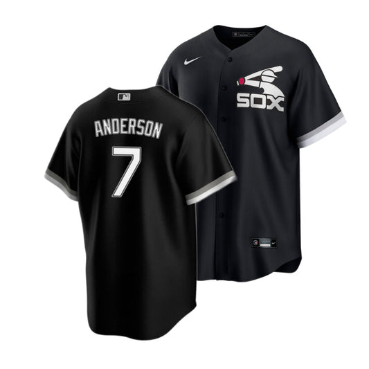 Men's Tim Anderson Chicago White Sox Black Alternate Spring Training Premium Replica Jersey