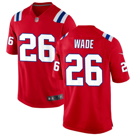 Shaun Wade New England Patriots Nike Alternate Jersey - Red