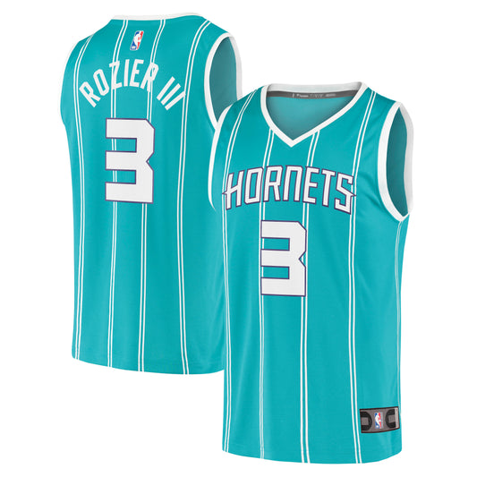 Terry Rozier III Charlotte Hornets Fanatics Branded 2020/21 Fast Break Replica Player Jersey - Icon Edition - Teal