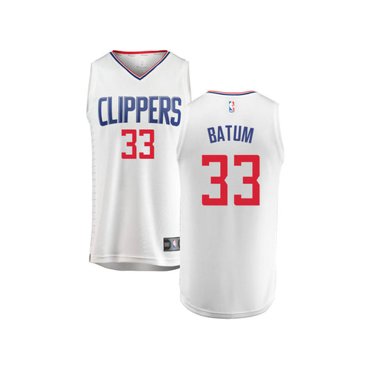 Nicolas Batum LA Clippers Fanatics Branded Youth Fast Break Replica Jersey White - Association Edition